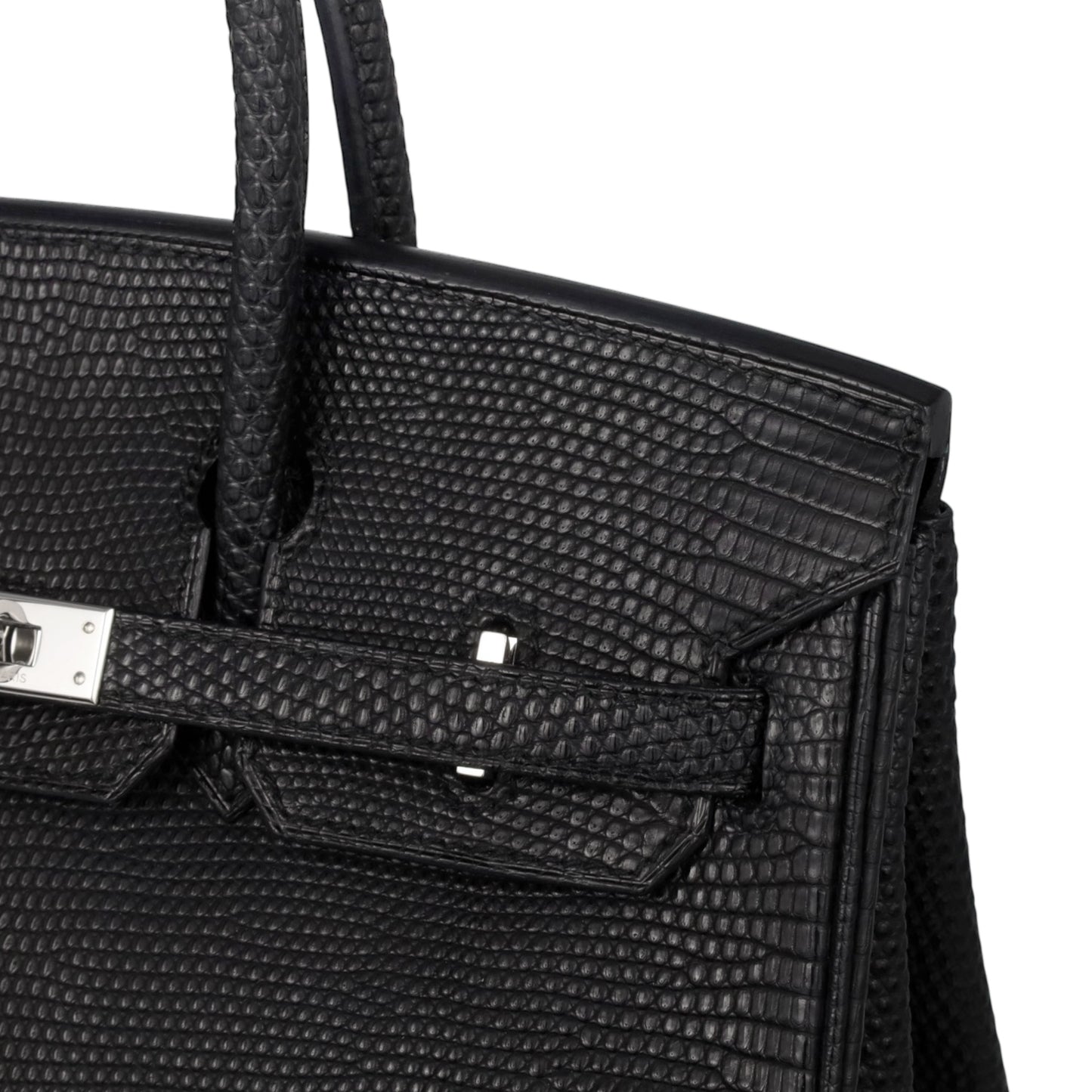 Birkin 25 Lizard Black SS □MStamp