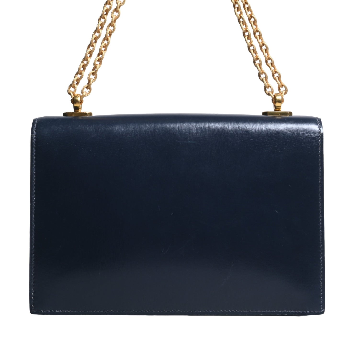 アルカザール　ボックスカーフ　ブルーインディゴ　GP　〇Ｎ刻印