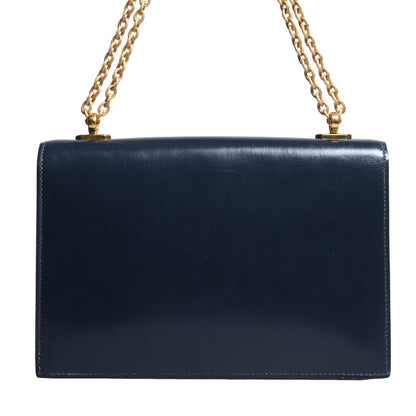 アルカザール　ボックスカーフ　ブルーインディゴ　GP　〇Ｎ刻印