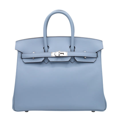 バーキン25　ヴォースイフト　ブルーラン　SS　W刻印