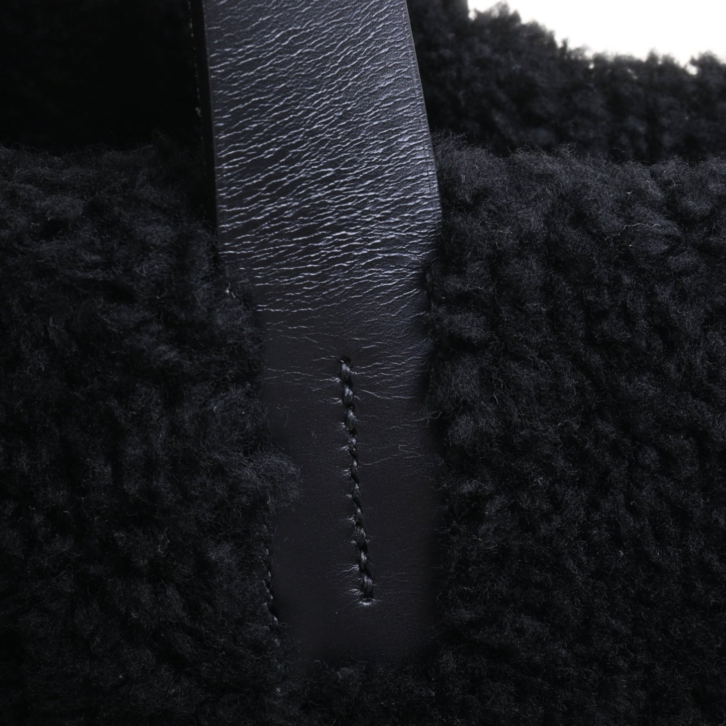 エトリヴィエール　ショッピングアビエイター　トリヨンクリストバル　ムートン　ブラック　SS　C刻印