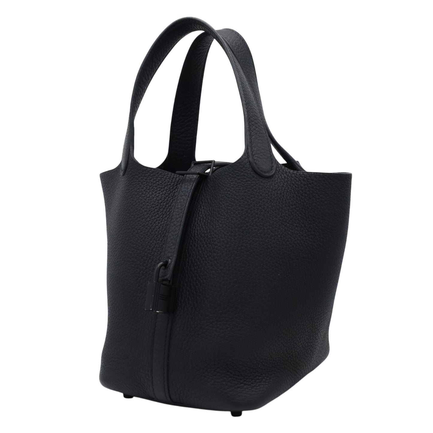 Picotan Rock PM Monochrome Taurillon Clemence So Black ZStamp