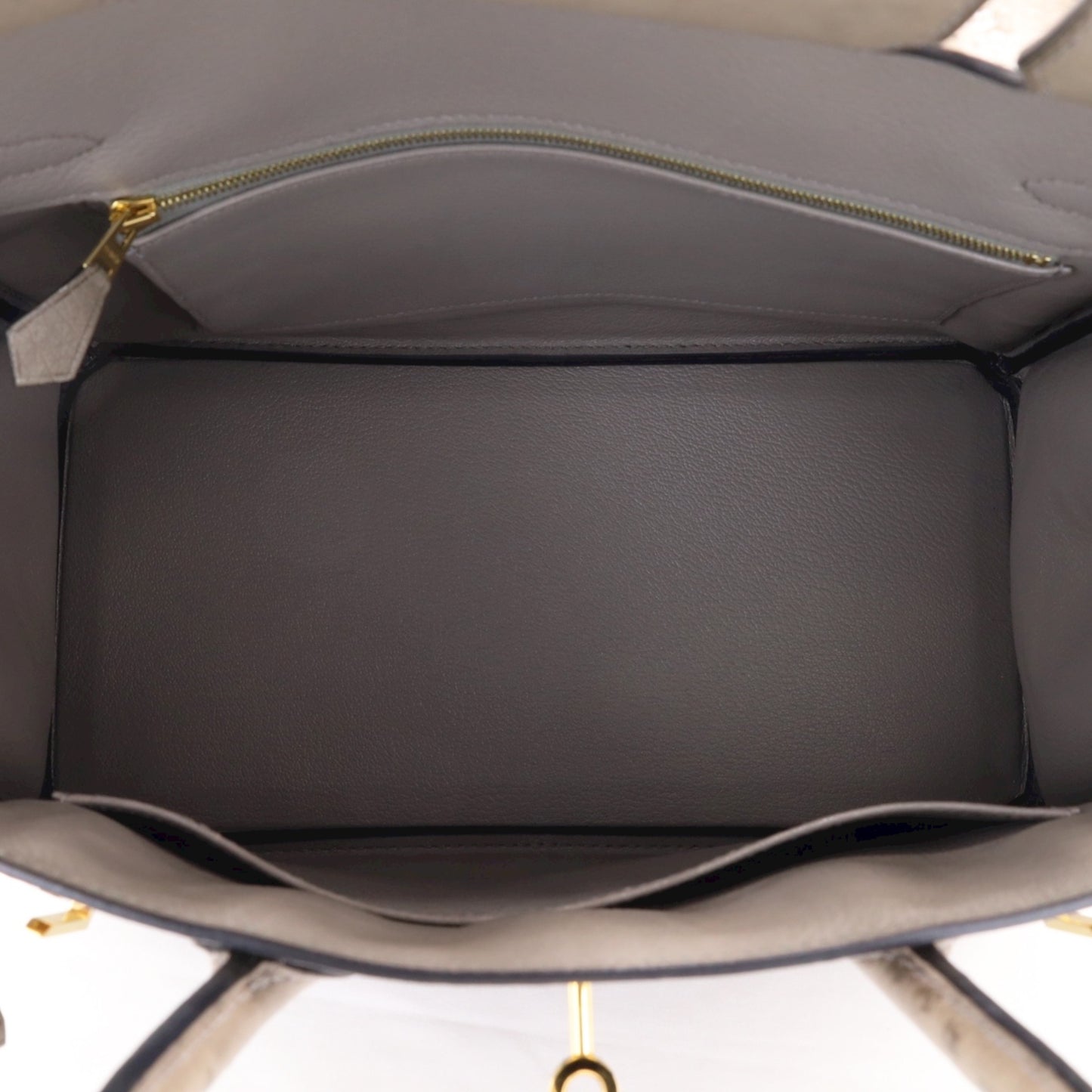 バーキン30　オーストリッチ　ムース　GP　□R刻印