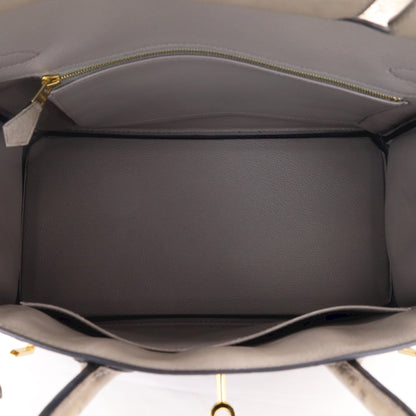 バーキン30　オーストリッチ　ムース　GP　□R刻印