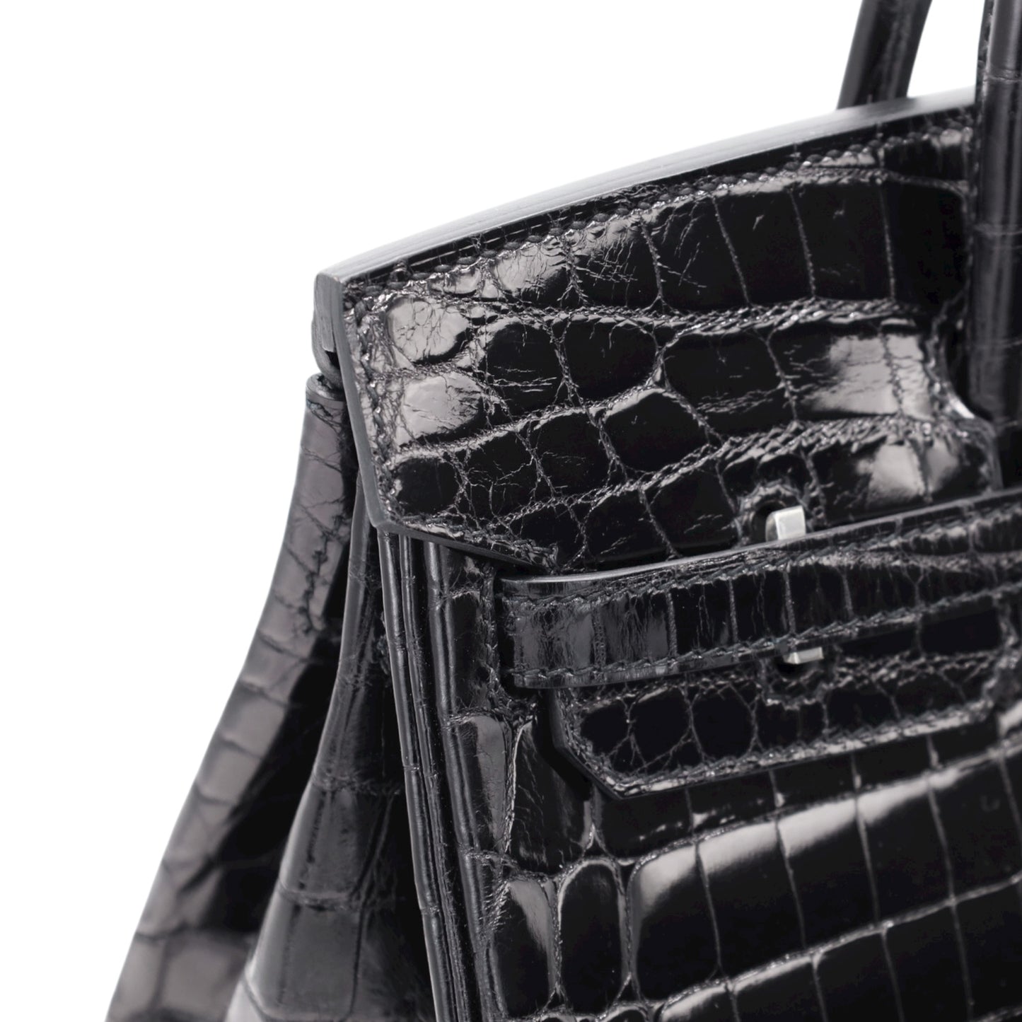 バーキン25　ニロティカス　ブラック　SS　D刻印