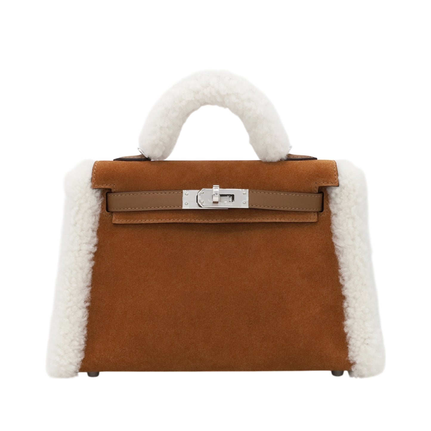 迷你凯莉包 2 泰迪沃斯威夫特木桐灰麂皮本色阿尔赞 SS B 邮票