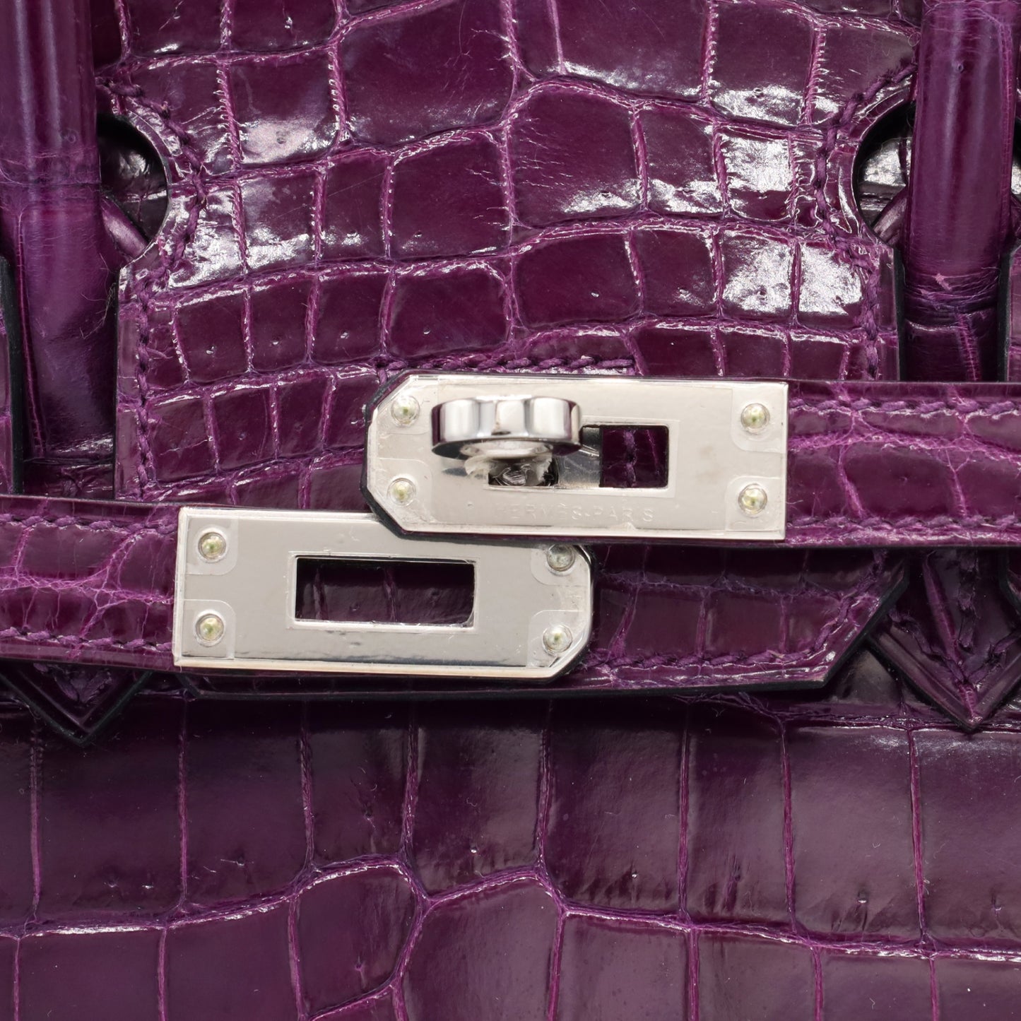 Birkin 25 尼罗紫水晶 SS XStamp