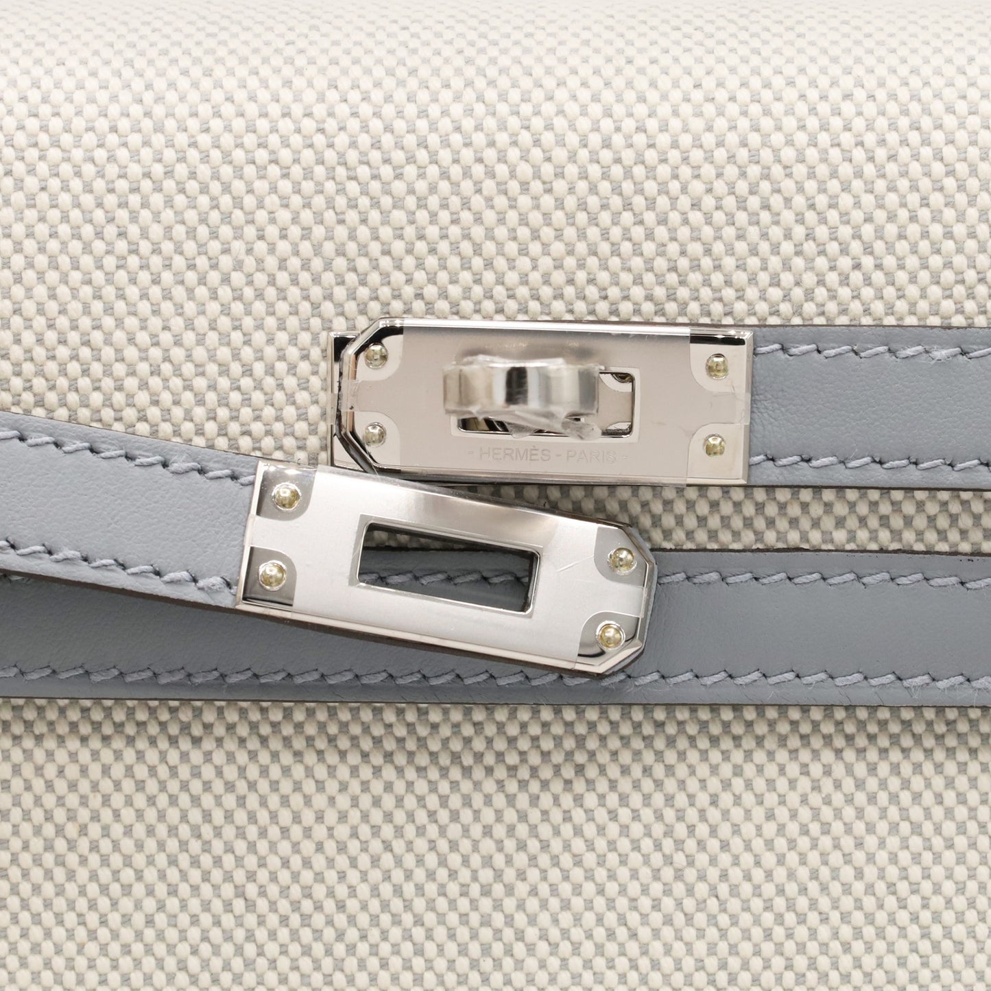 ケリー25　トワルアッシュ　ヴォースイフト　ブルーグラシエ　エクリュ　SS　K刻印