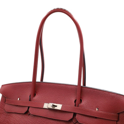 Birkin 45 Long Shoulder Buffle Skipper Rouge Ash SS □DStamp
