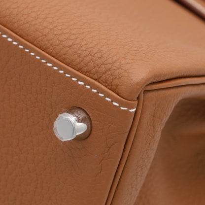 Kelly 25 Togo Gold SS W engraved