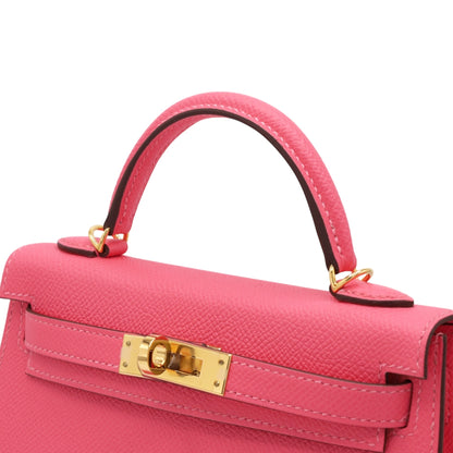 Mini Kelly 2 Vaux Epson Rose Lipstick GP D stamp