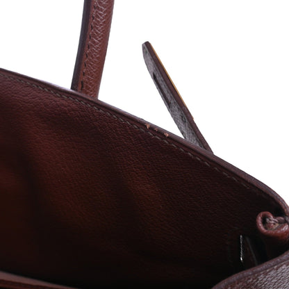 Birkin 30 Kushbell Toile Ash Brown GP □H engraved