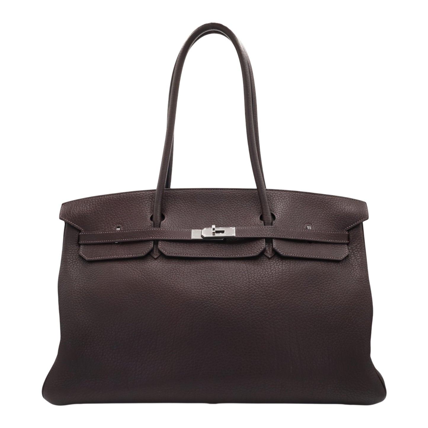 Birkin 45 Long Shoulder Togo Chocolat SS □D stamp