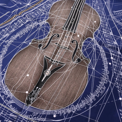 カレ90 　球体が奏でる音楽　シルク　ネイビー