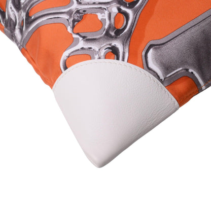 丝滑的城市PM银滴丝绸橙色白色SS□n刻