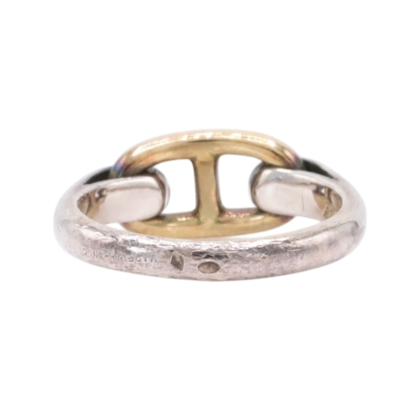 Chaine d'Ancre Ring SV YG Approx. 10.5