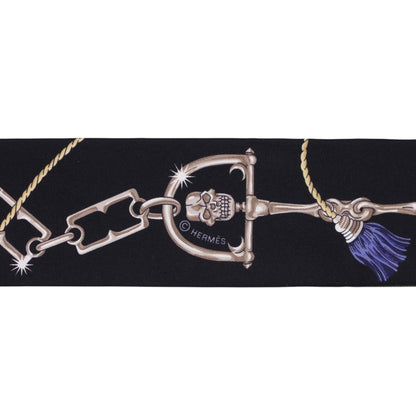 ツイリー　セ・ラ・フェット　シルク　ブラック　グリーン