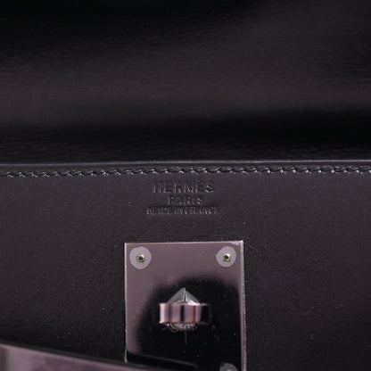 Kelly 32 Box Moonlight Black Ruthenium Metal Fittings □D Engraved