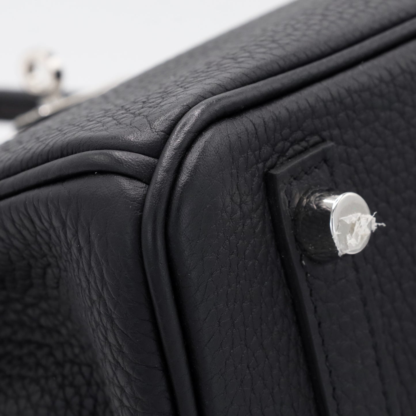Birkin 25 Touch Alligator Togo Black SS UStamp