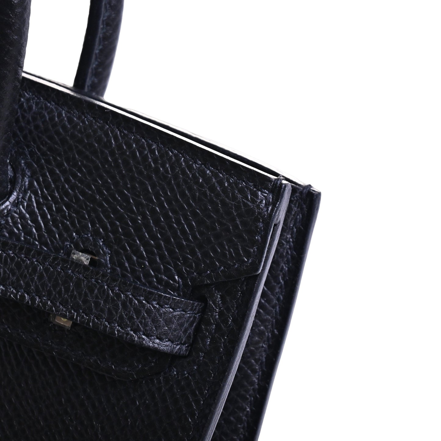 バーキンタイニー　ヴォーエプソン　ブラック　SS　□O刻印