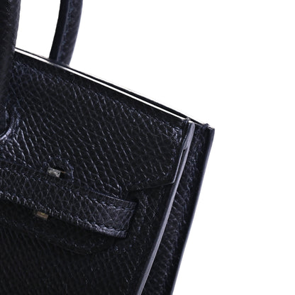 バーキンタイニー　ヴォーエプソン　ブラック　SS　□O刻印