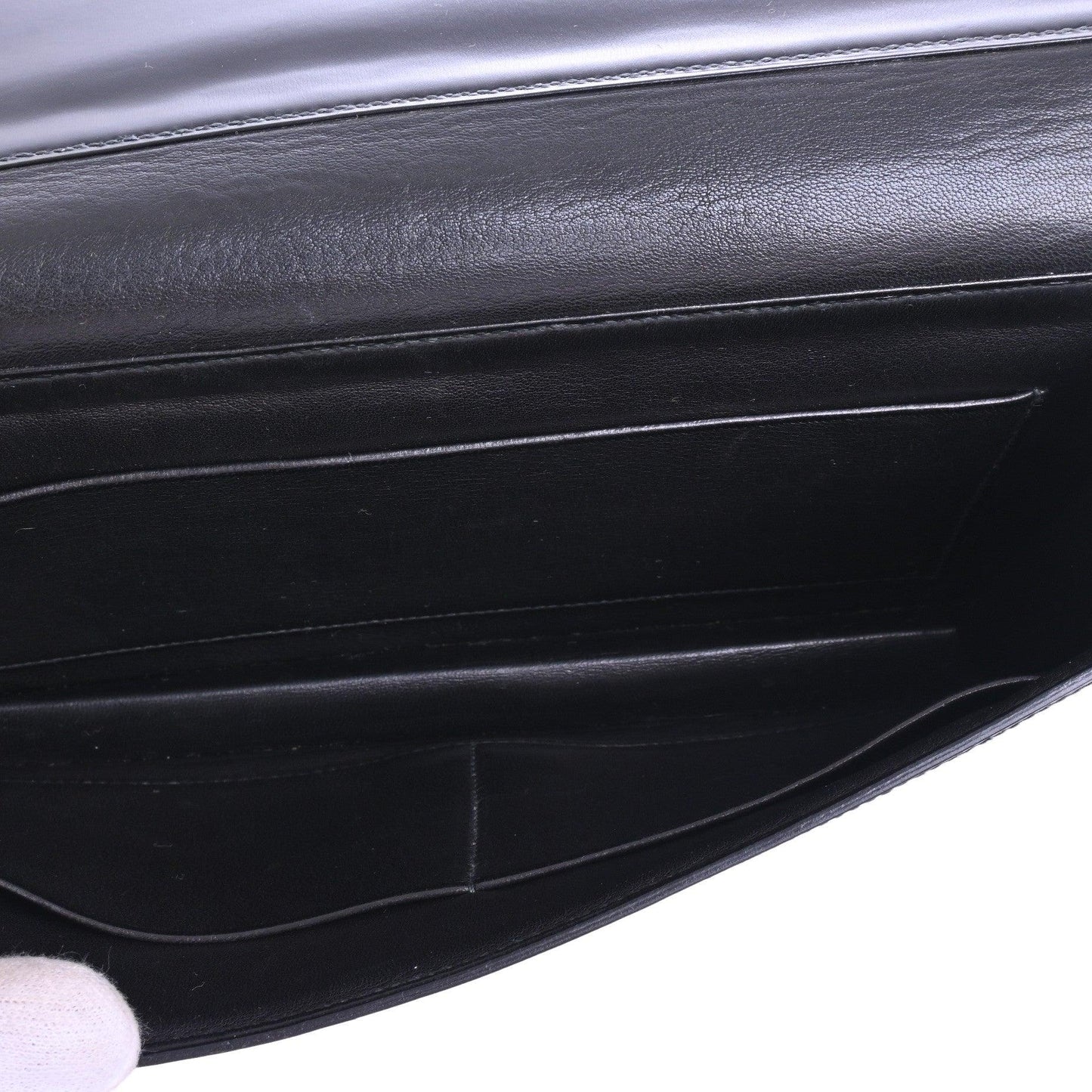 ヴィンテージクラッチ　ボックスカーフ　ブラック　GP　〇J刻印