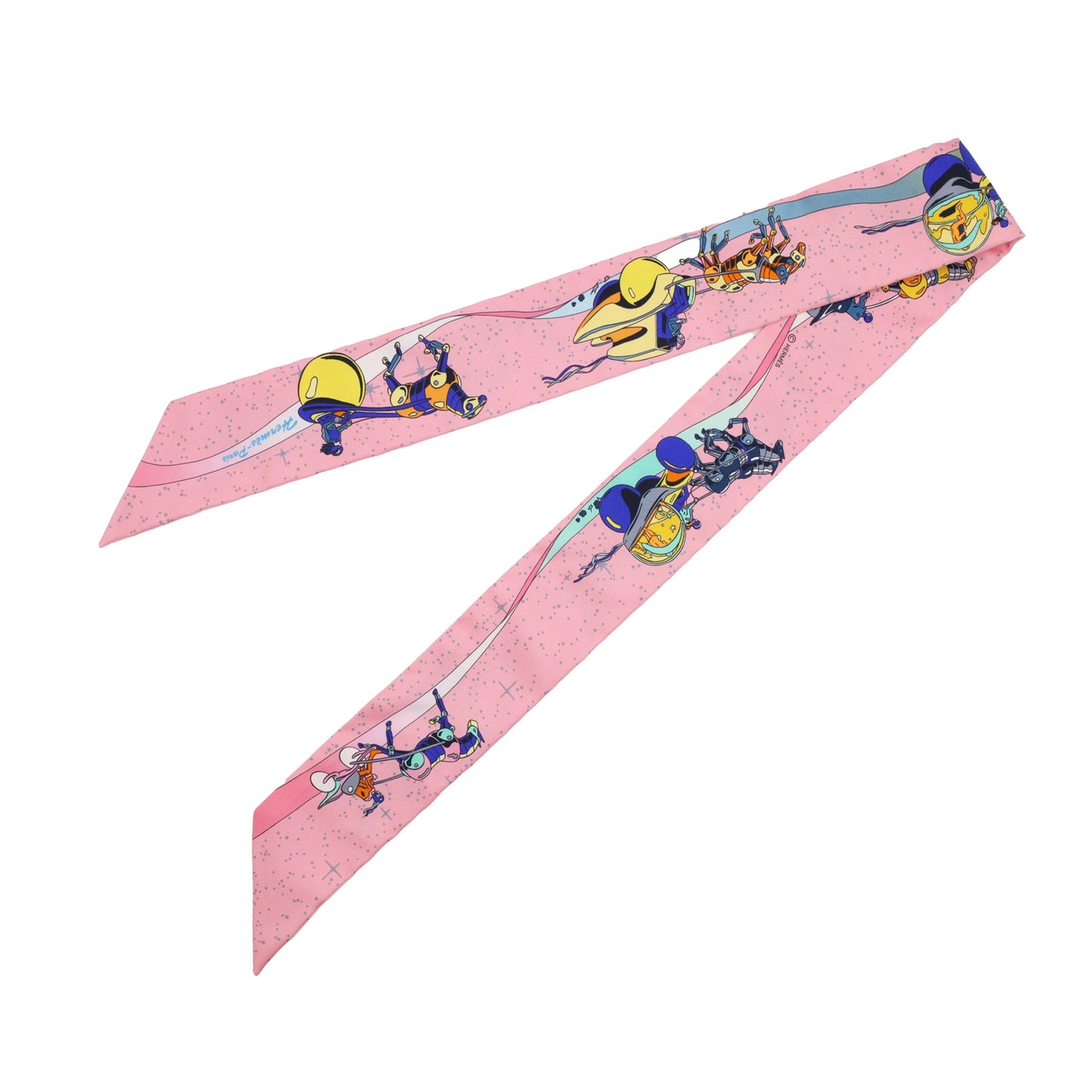 ツイリー　スペース・ダービー　シルク　ピンク