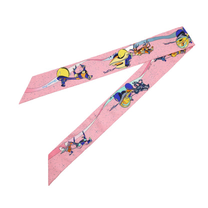 ツイリー　スペース・ダービー　シルク　ピンク