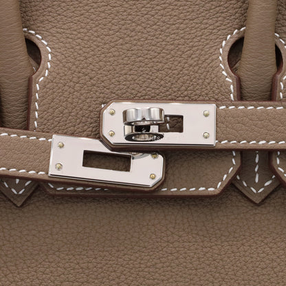 バーキン25　トゴ　エトゥープ　SS　Ｗ刻印