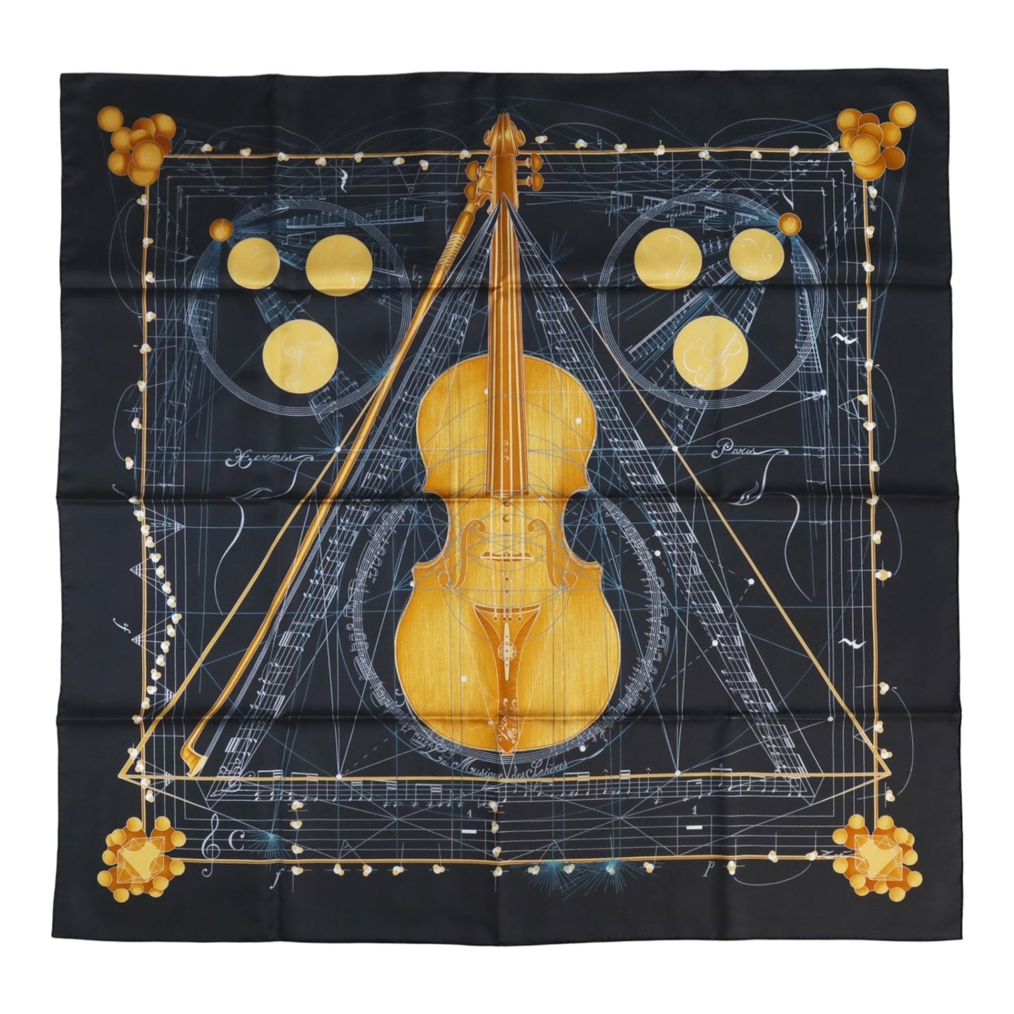 カレ90　球体が奏でる音楽　シルク　グレー