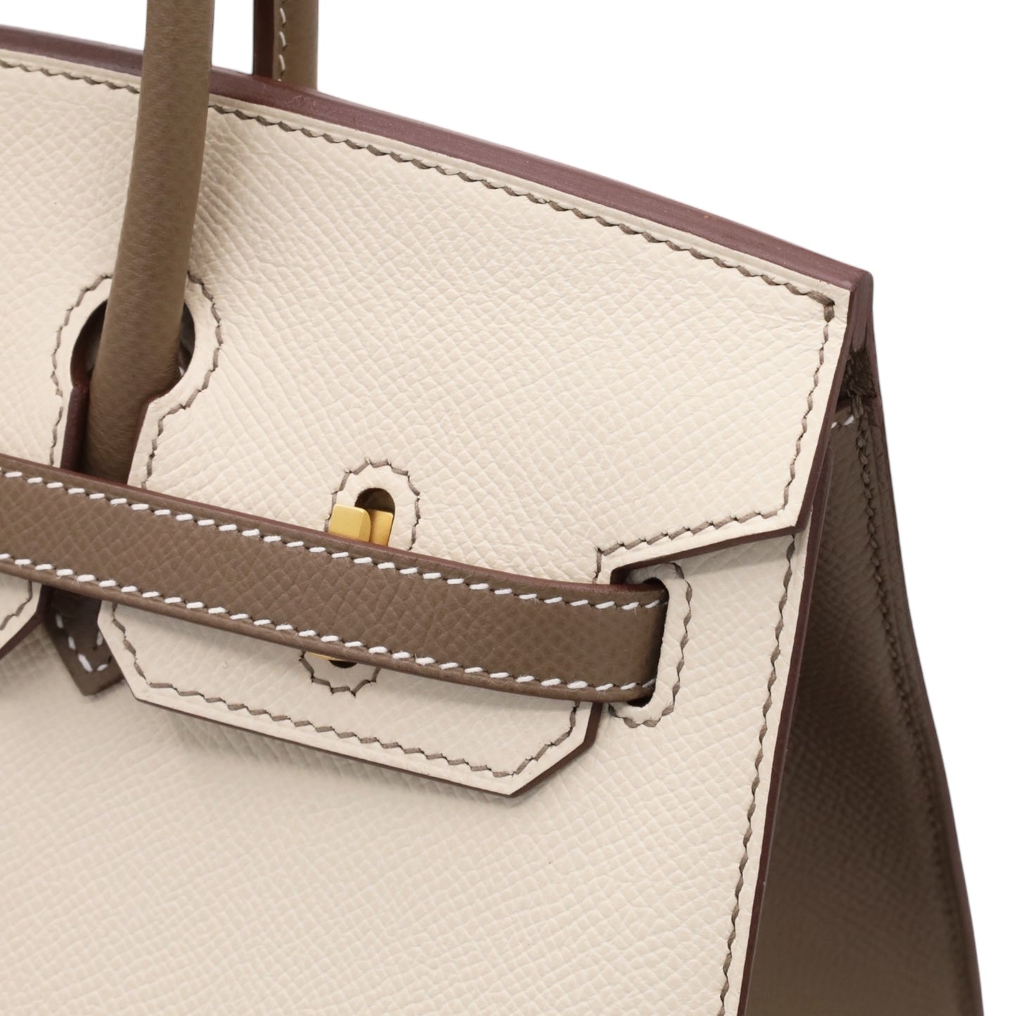 バーキン25　パーソナルオーダー　セリエ　ヴォーエプソン　クレ　エトゥープ　マットGP　Z刻印