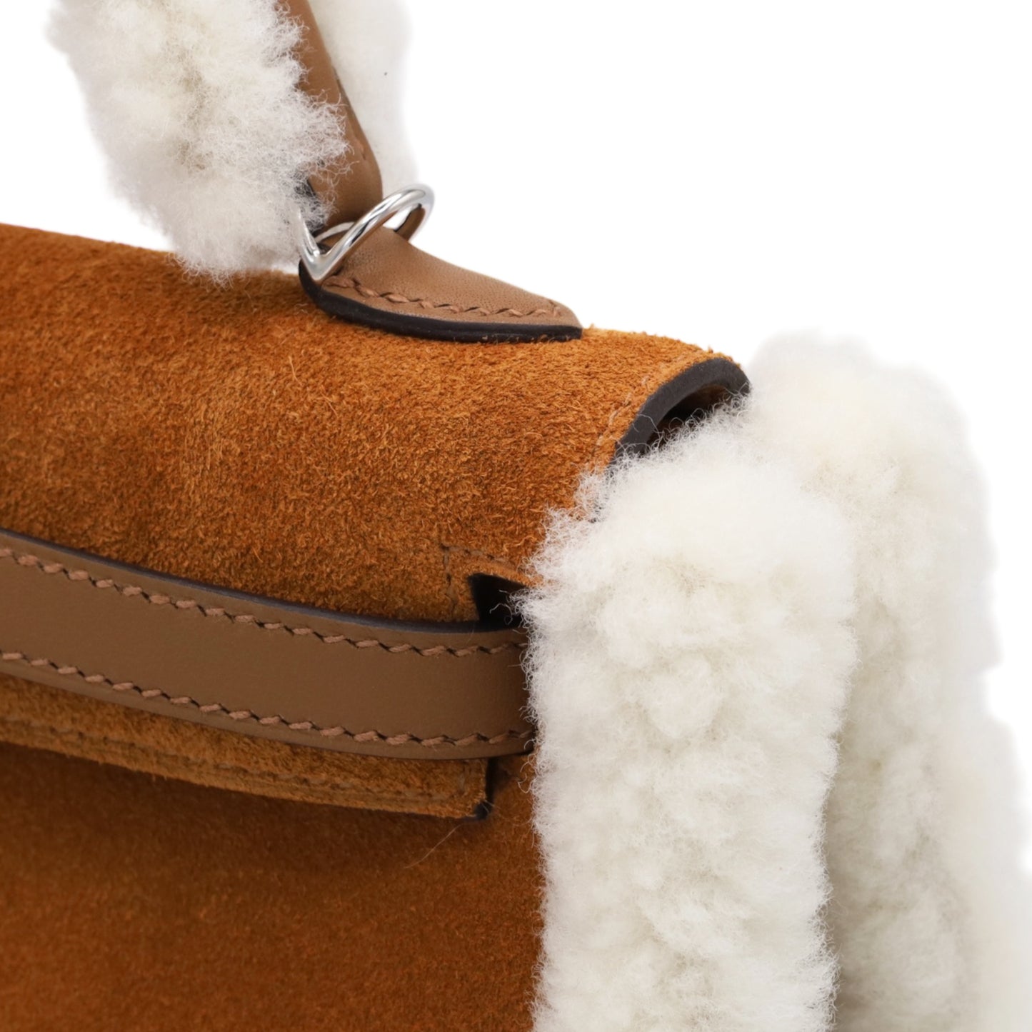 Mini Kelly 2 Teddy Vaux Swift Mouton Grizzly Chamois Ecru Arzan SS B stamp