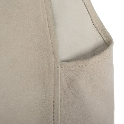 ヴァルーズ　ベスト　スエード　アイボリー　38