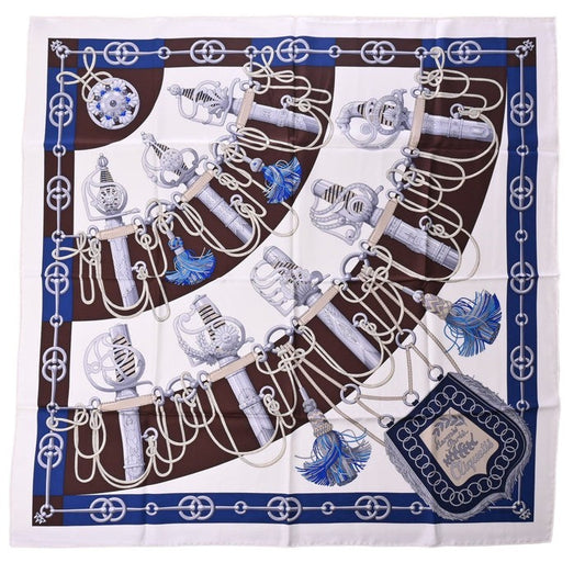 Carre 90 Cricketis Silk Navy