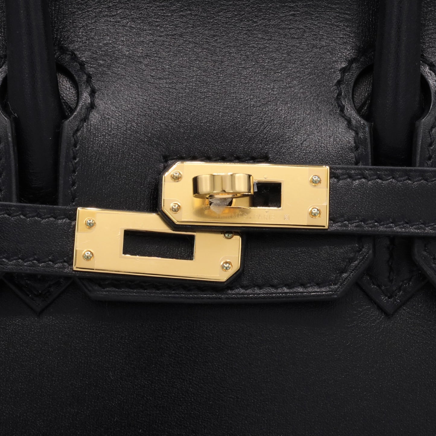 バーキン25　セリエ　ボックスカーフ　ブラック　GP　W刻印