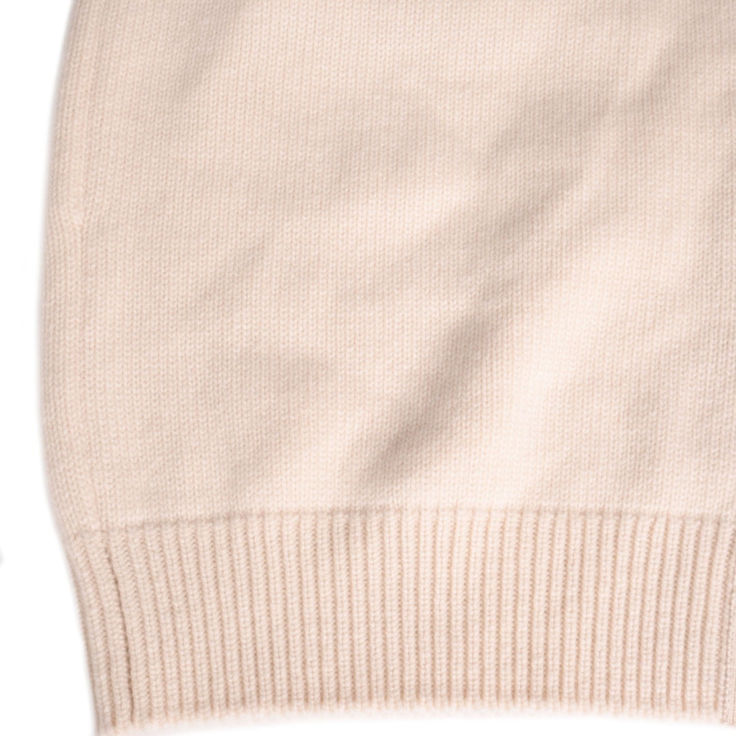 ロングカーディガン　カシミア　ホワイト　38