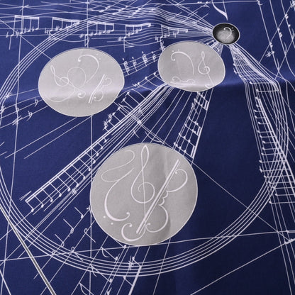 カレ90 　球体が奏でる音楽　シルク　ネイビー