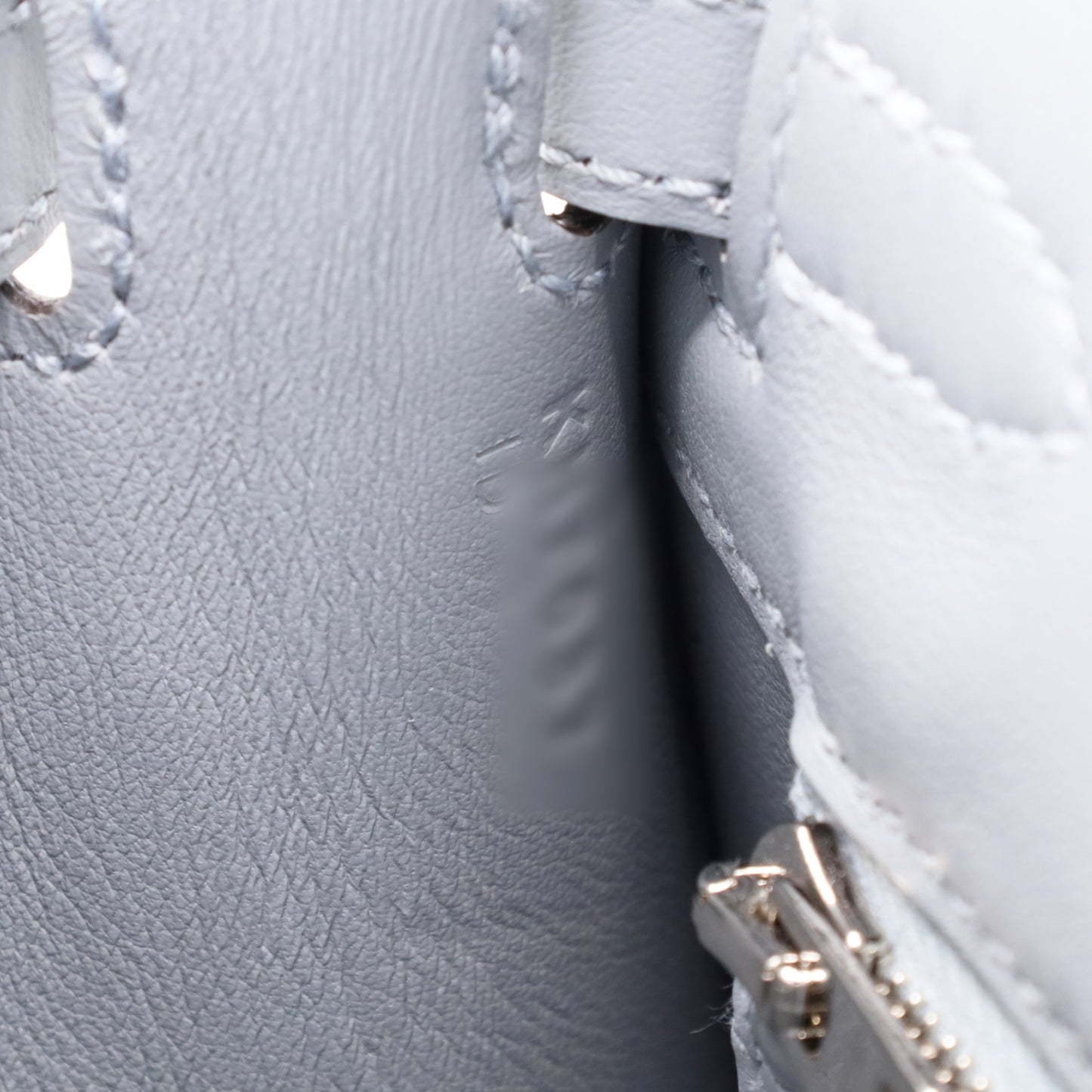 ケリー25　トワルアッシュ　ヴォースイフト　ブルーグラシエ　エクリュ　SS　K刻印