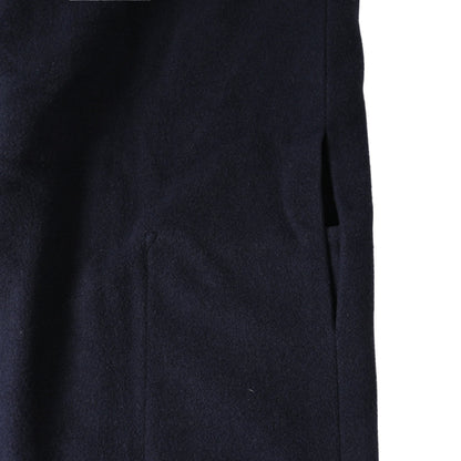 ストール付きコート　カシミヤ　ネイビー　36