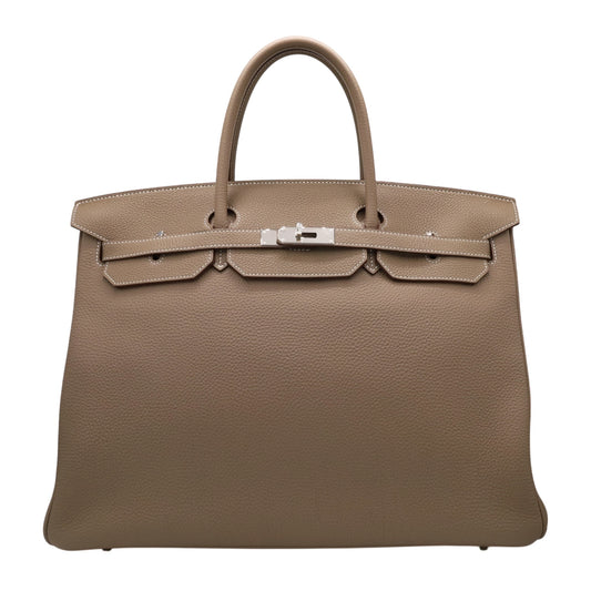 バーキン40　トゴ　エトゥープ　SS　X刻印