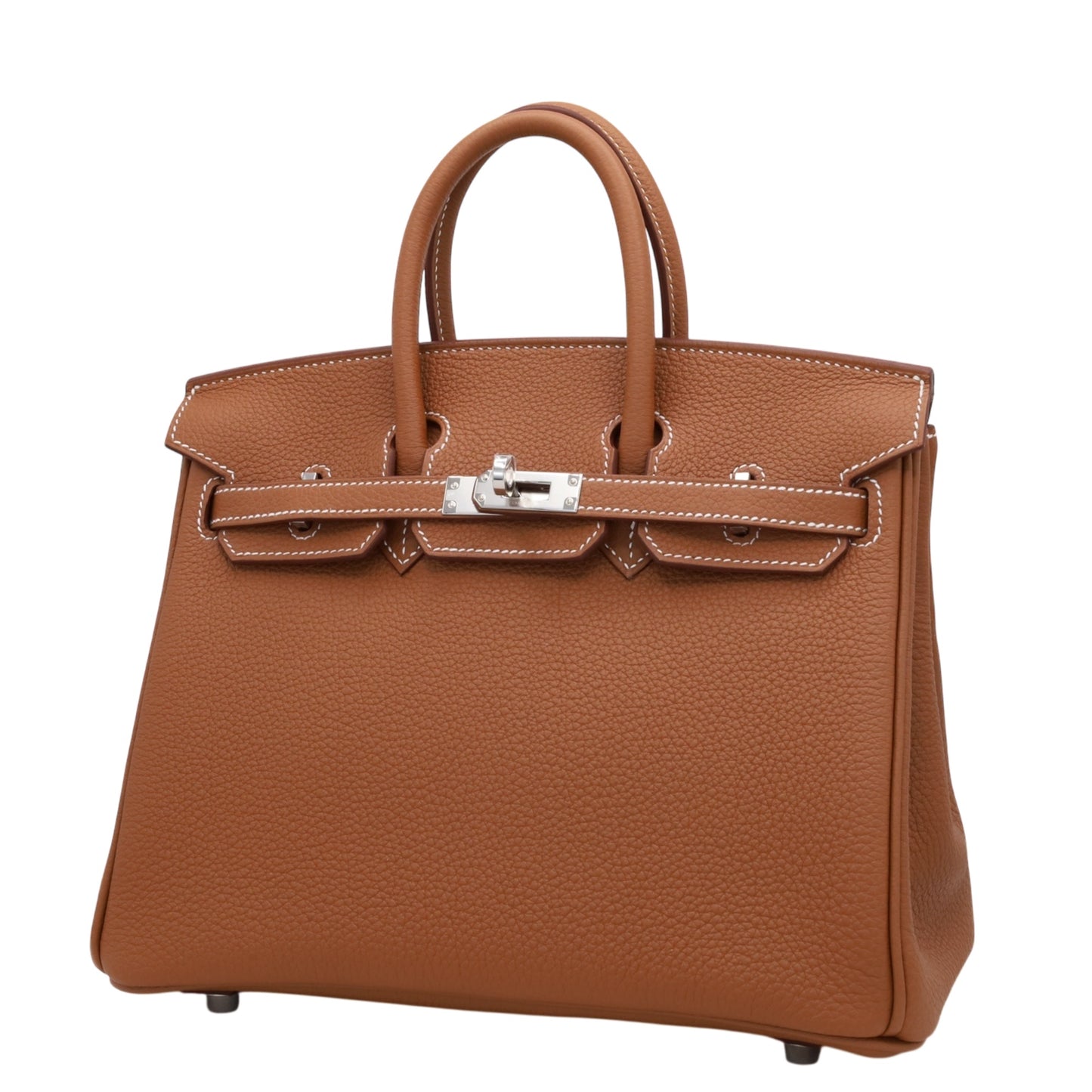 Birkin 25 Togo Gold SS K stamp