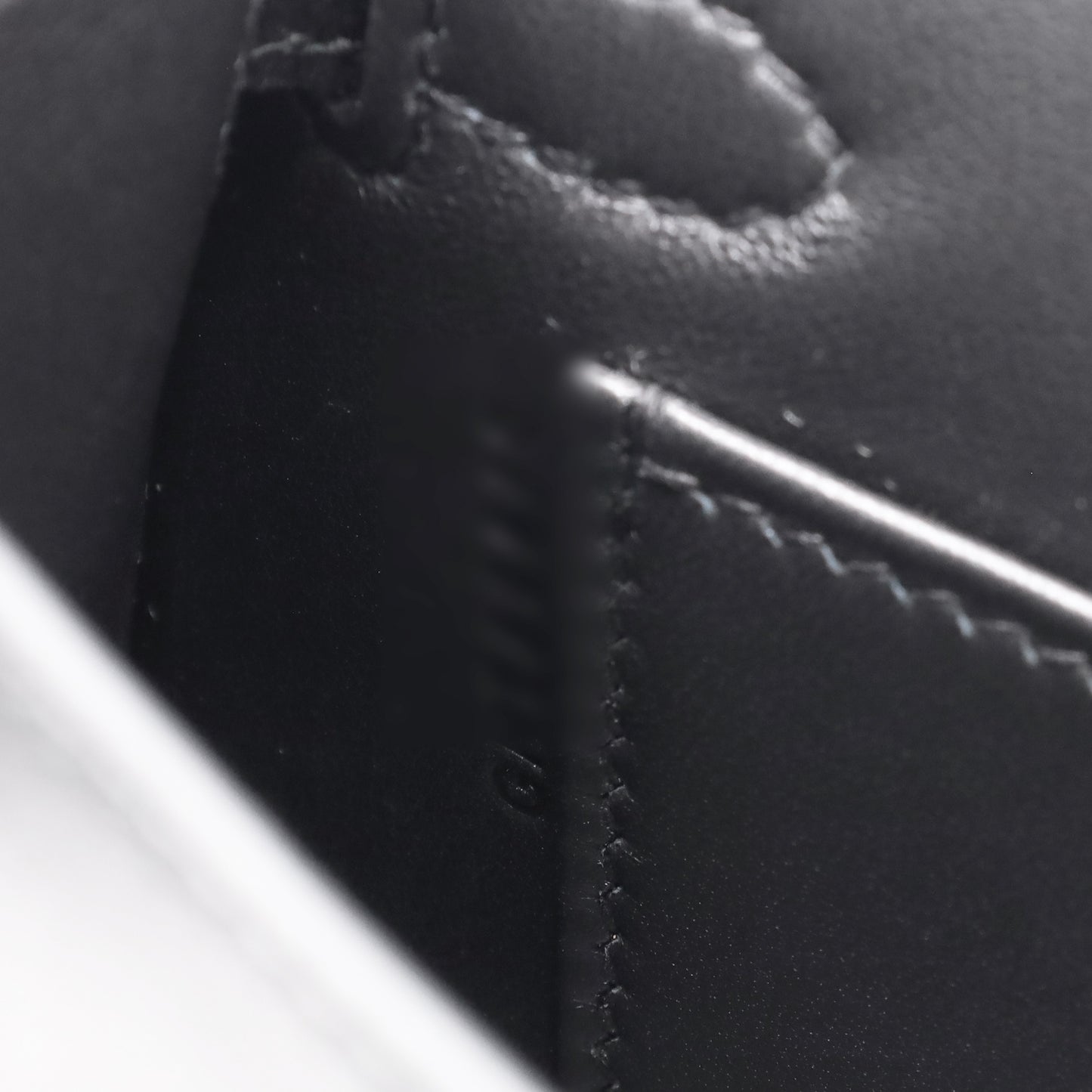 Mini Kelly 2 Panpille Box Lustre Tatterakt Sombrero Black SS G stamp