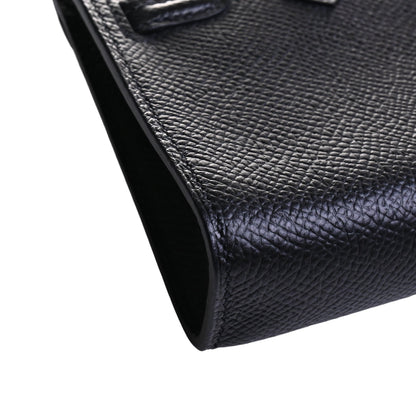 バーキンタイニー　ヴォーエプソン　ブラック　SS　□O刻印