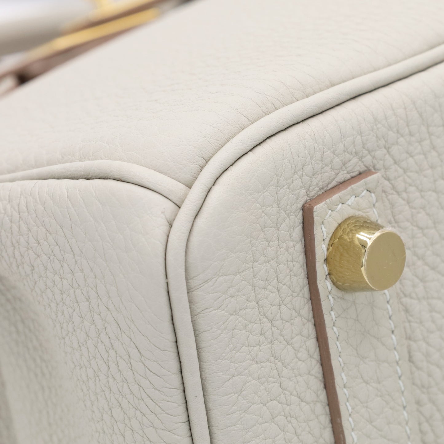 バーキン25　トゴ　パールグレー　GP　K刻印