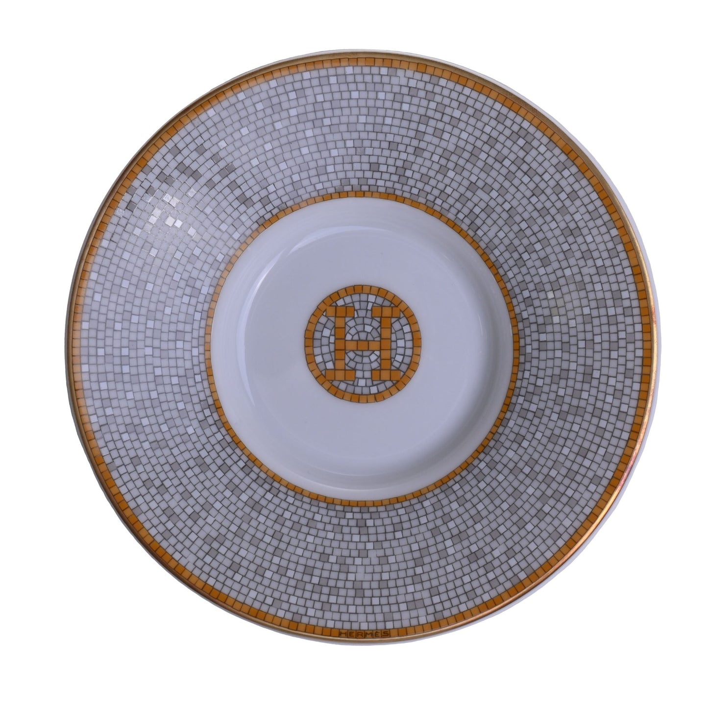 モザイク24　ヴァンキャトル　コーヒーカップ＆ソーサ―　ペア　ゴールド