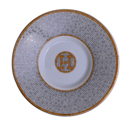 モザイク24　ヴァンキャトル　コーヒーカップ＆ソーサ―　ペア　ゴールド