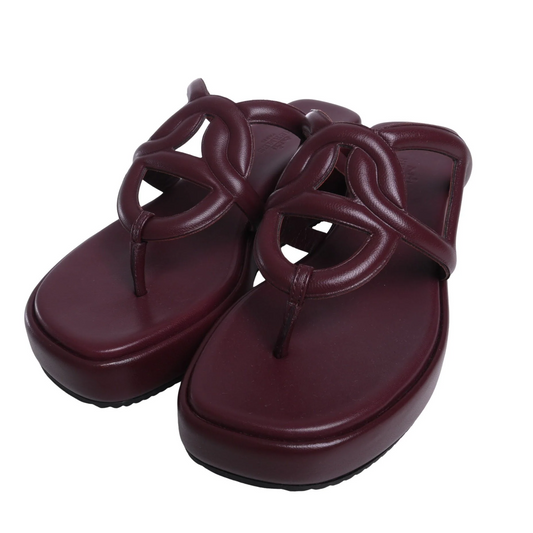 サンダル　ジプシー　ボルドー　37