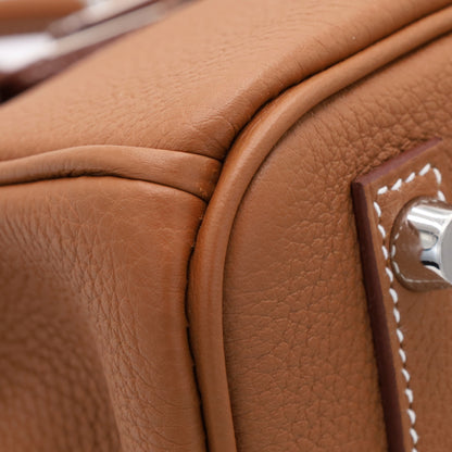 Birkin 25 Togo Gold SS K stamp