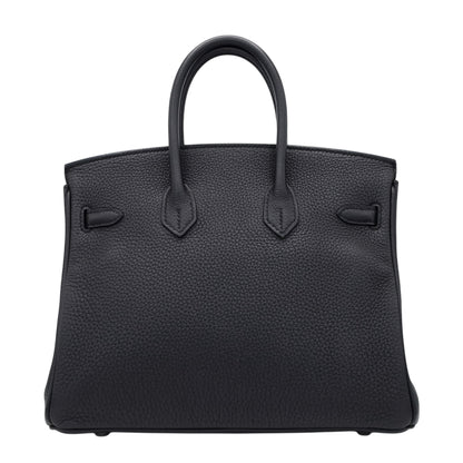 バーキン25　トゴ　ブラック　SS　X刻印