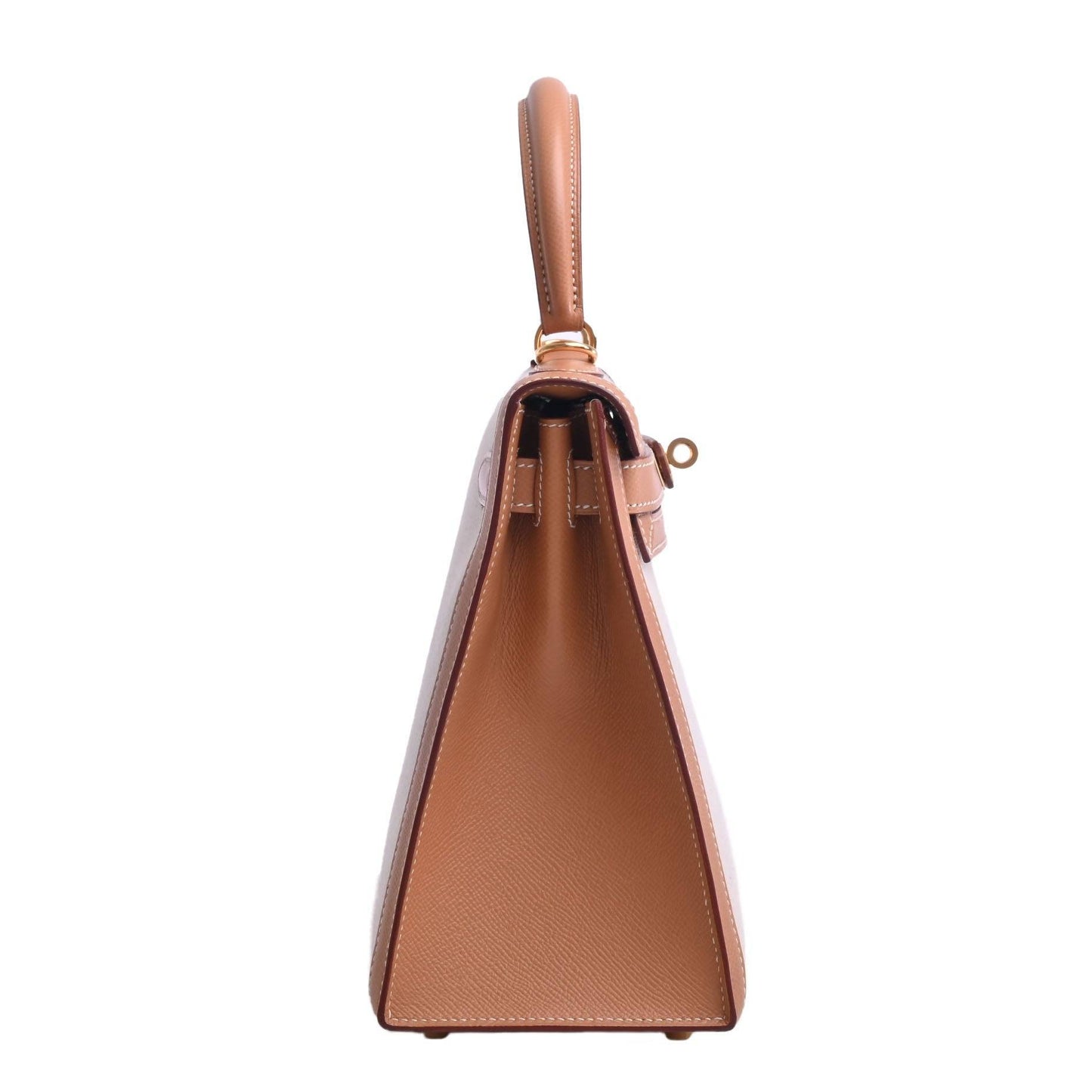 Kelly 28 Kushbell Toile Ash Gold GP □F engraved